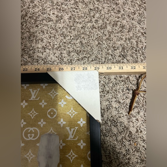 Designer Wine Bottle Wall Art Glass Frame - Picture 2 of 7